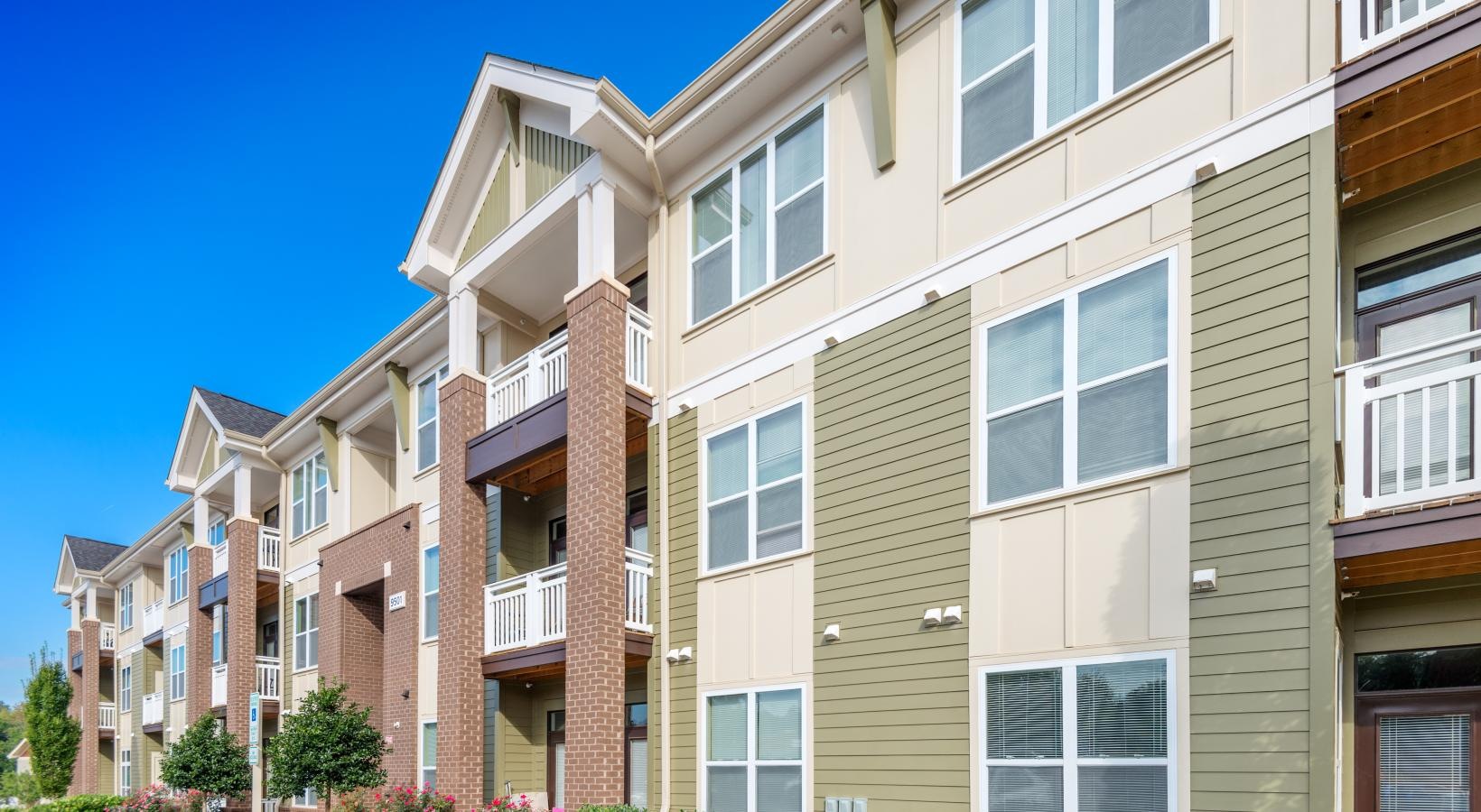 The essence of exceptional living a building with many windows